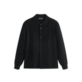Men's Embroidered Collar Knit Cardigan